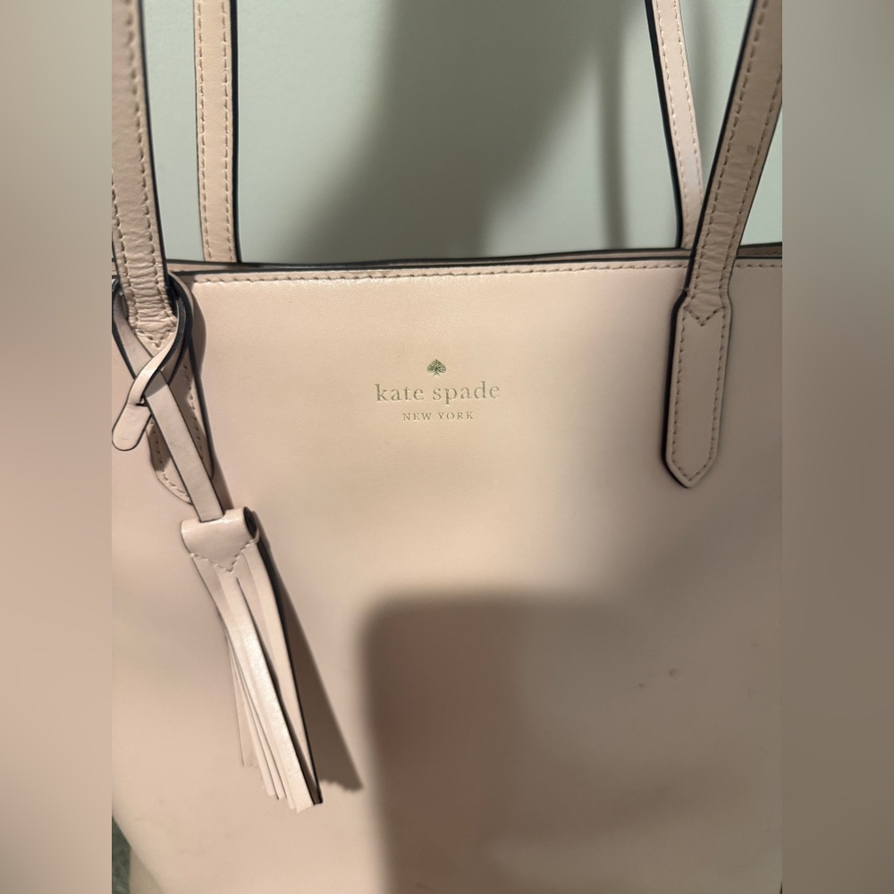 Kate Spade Blush Pink Tote with Tassel - Picture 2 of 5